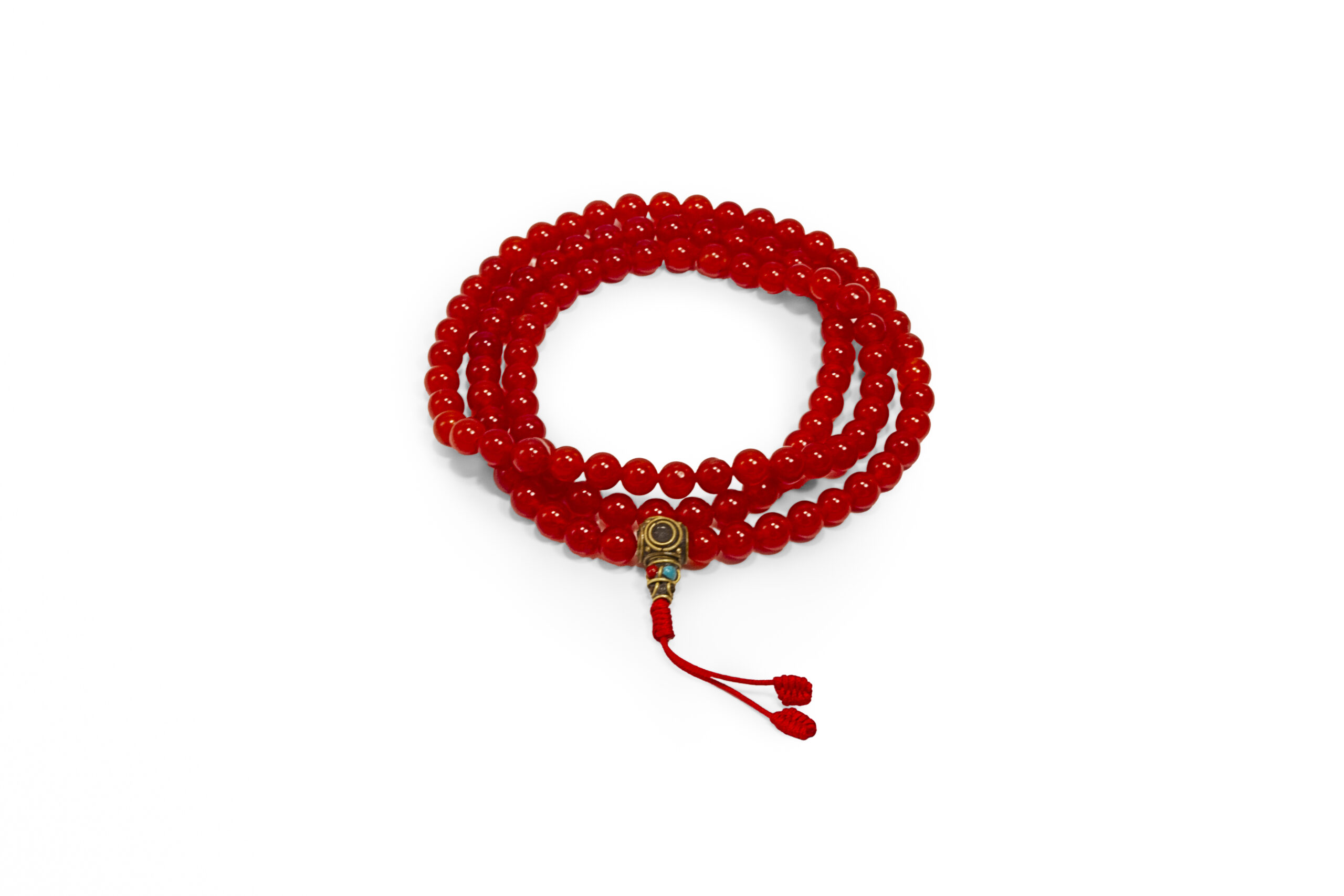 Mala Tibetano Cornelina