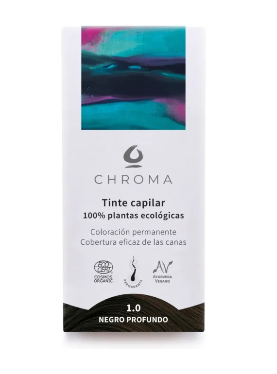 TINTE NATURAL AYURVEDICO KALOS 1.0 NEGRO PROFUNDO