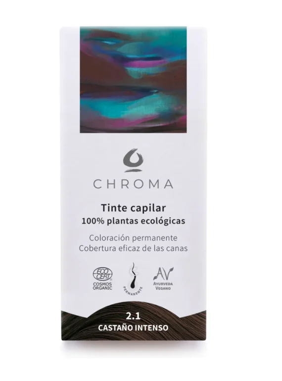 TINTE NATURAL AYURVEDICO KALOS 2.1 CASTAÑO INTENSO